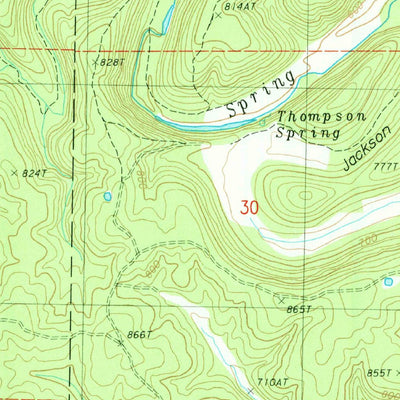 United States Geological Survey Piedmont Hollow, MO (1984, 24000-Scale) digital map