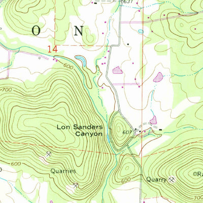 United States Geological Survey Piedmont, MO (1968, 24000-Scale) digital map