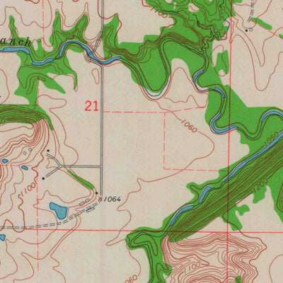 United States Geological Survey Piedmont NE, KS (1964, 24000-Scale) digital map