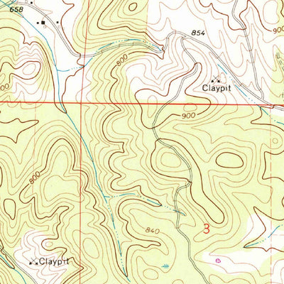 United States Geological Survey Piedmont NW, AL (1967, 24000-Scale) digital map