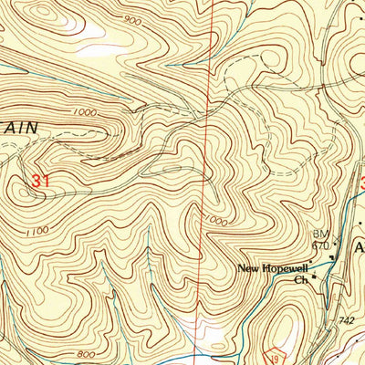 United States Geological Survey Piedmont NW, AL (2001, 24000-Scale) digital map