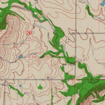 United States Geological Survey Piedmont NW, KS (1964, 24000-Scale) digital map