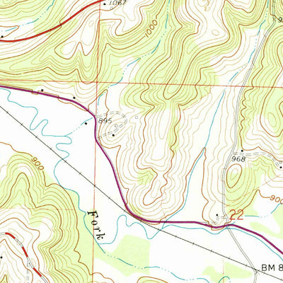 United States Geological Survey Piedmont, OH (1961, 24000-Scale) digital map