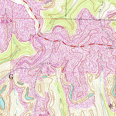 United States Geological Survey Piedmont, OH (1961, 24000-Scale) digital map