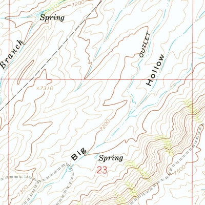 United States Geological Survey Piedmont Reservoir, WY (1965, 24000-Scale) digital map