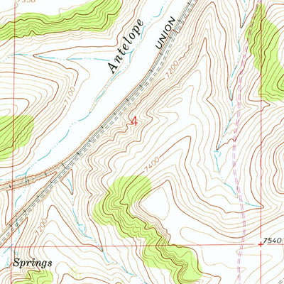 United States Geological Survey Piedmont Reservoir, WY (1965, 24000-Scale) digital map