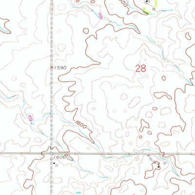 United States Geological Survey Piedmont, SD (1958, 24000-Scale) digital map