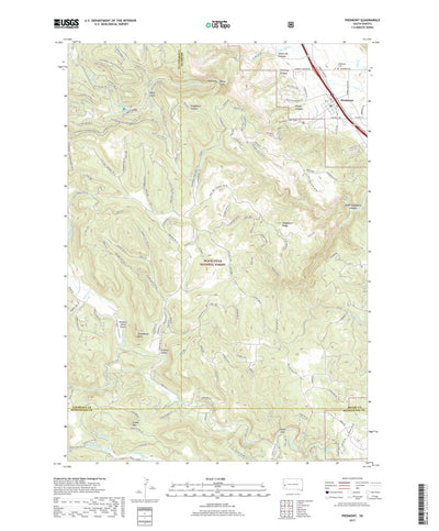 United States Geological Survey Piedmont, SD (2017, 24000-Scale) digital map
