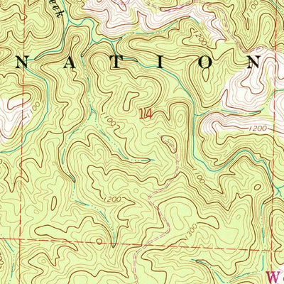 United States Geological Survey Piedmont SE, AL (1967, 24000-Scale) digital map