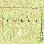 United States Geological Survey Piedmont SE, AL (1967, 24000-Scale) digital map