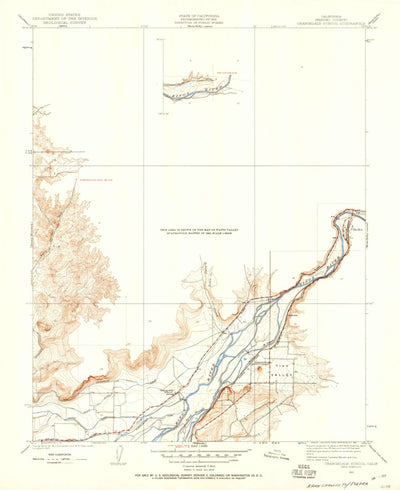 United States Geological Survey Piedra, CA (1920, 24000-Scale) digital map