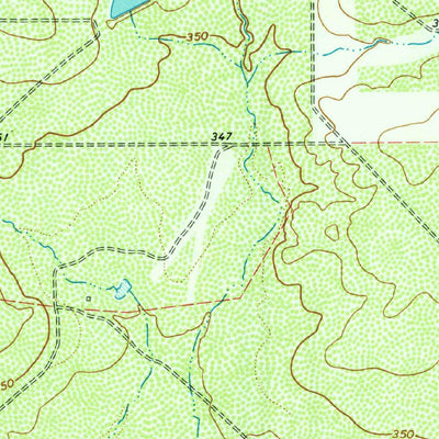 United States Geological Survey Piedra Creek NW, TX (1974, 24000-Scale) digital map