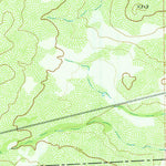 United States Geological Survey Piedra Creek SW, TX (1974, 24000-Scale) digital map