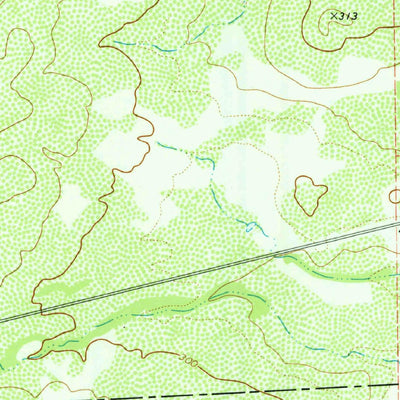 United States Geological Survey Piedra Creek SW, TX (1974, 24000-Scale) digital map