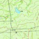 United States Geological Survey Piedra Creek SW, TX (1974, 24000-Scale) digital map
