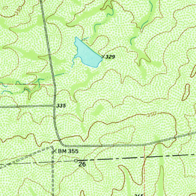 United States Geological Survey Piedra Creek SW, TX (1974, 24000-Scale) digital map