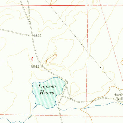 United States Geological Survey Piedra De La Aguila, NM (1961, 24000-Scale) digital map