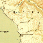 United States Geological Survey Piedras Blancas, CA (1919, 62500-Scale) digital map