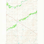 United States Geological Survey Piegan, MT (1968, 24000-Scale) digital map