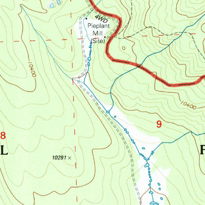 United States Geological Survey Pieplant, CO (1994, 24000-Scale) digital map