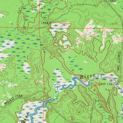 United States Geological Survey Pier Lake, WI (1971, 24000-Scale) digital map