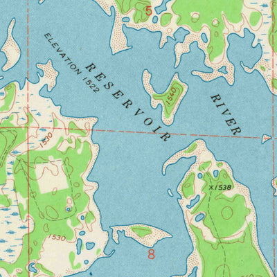 United States Geological Survey Pier Lake, WI (1971, 24000-Scale) digital map