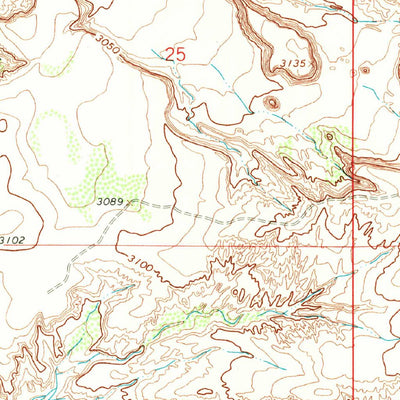 United States Geological Survey Pierce Canyon, NM (1968, 24000-Scale) digital map