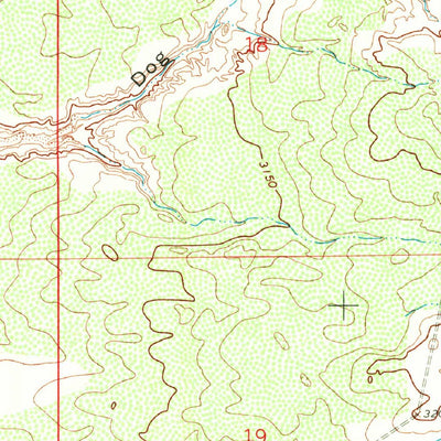 United States Geological Survey Pierce Canyon, NM (1968, 24000-Scale) digital map