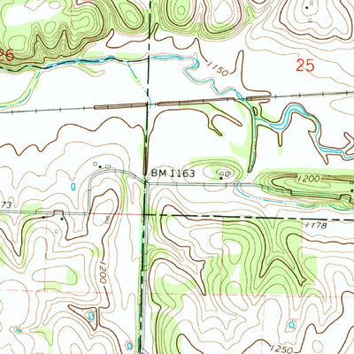 United States Geological Survey Pierce City, MO (1972, 24000-Scale) digital map