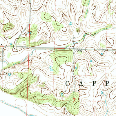 United States Geological Survey Pierce City, MO (1972, 24000-Scale) digital map