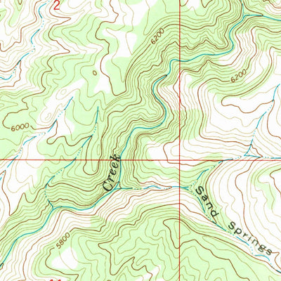 United States Geological Survey Pierce Draw, WY (1967, 24000-Scale) digital map