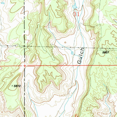 United States Geological Survey Pierce Gulch, CO (1963, 24000-Scale) digital map