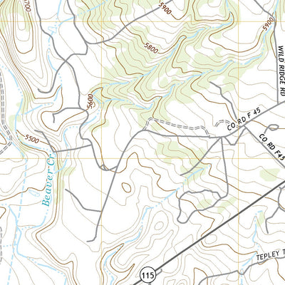 United States Geological Survey Pierce Gulch, CO (2022, 24000-Scale) digital map