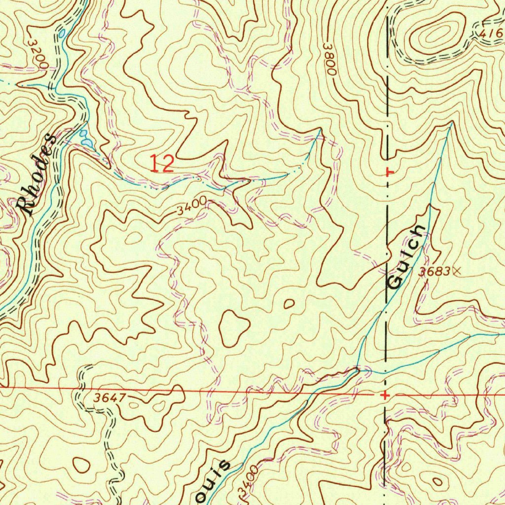 Pierce, ID (1966, 24000-Scale) Map by United States Geological Survey ...