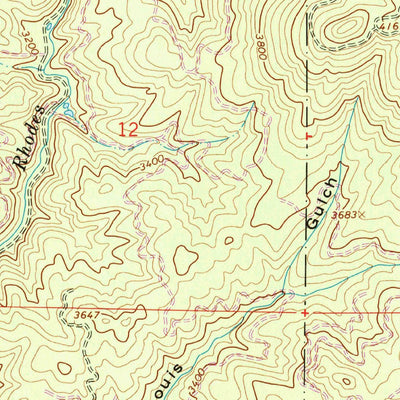 United States Geological Survey Pierce, ID (1966, 24000-Scale) digital map