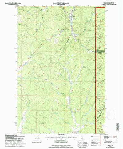 United States Geological Survey Pierce, ID (1994, 24000-Scale) digital map