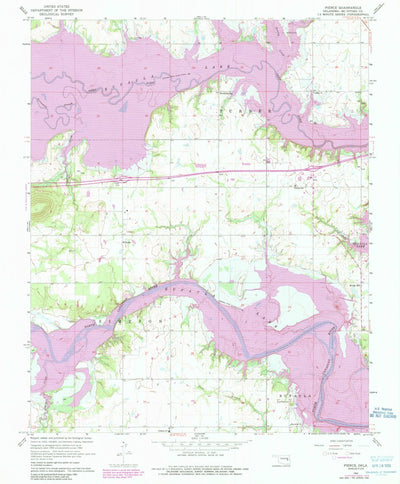 United States Geological Survey Pierce, OK (1962, 24000-Scale) digital map