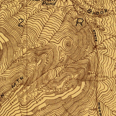 United States Geological Survey Pierce Pond, ME (1925, 48000-Scale) digital map