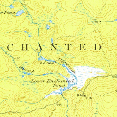 United States Geological Survey Pierce Pond, ME (1925, 62500-Scale) digital map