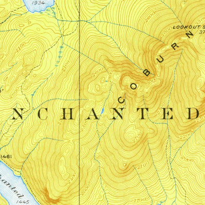 United States Geological Survey Pierce Pond, ME (1925, 62500-Scale) digital map