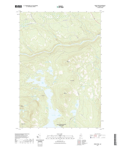 United States Geological Survey Pierce Pond, ME (2021, 24000-Scale) digital map