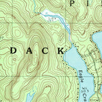 United States Geological Survey Piercefield, NY (1999, 25000-Scale) digital map