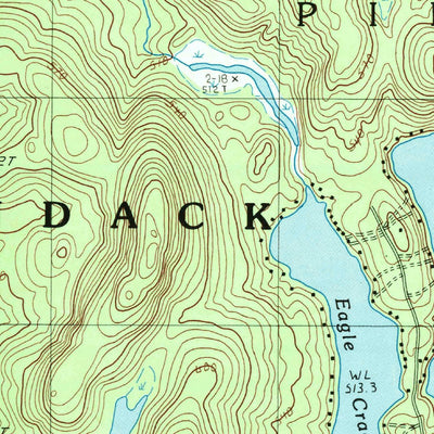United States Geological Survey Piercefield, NY (1999, 25000-Scale) digital map