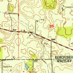 United States Geological Survey Pierceton, IN (1950, 24000-Scale) digital map