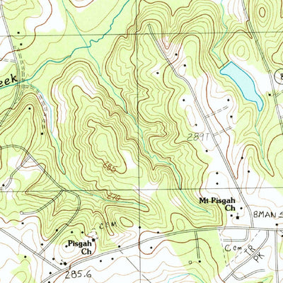 United States Geological Survey Piercetown, SC (1983, 24000-Scale) digital map