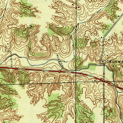 United States Geological Survey Pierceville, IN (1946, 24000-Scale) digital map
