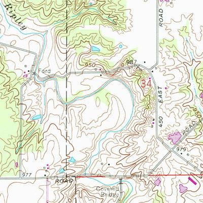 United States Geological Survey Pierceville, IN (1961, 24000-Scale) digital map