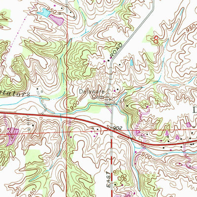 United States Geological Survey Pierceville, IN (1961, 24000-Scale) digital map