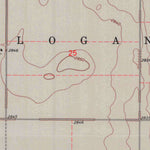 United States Geological Survey Pierceville NE, KS (1968, 24000-Scale) digital map