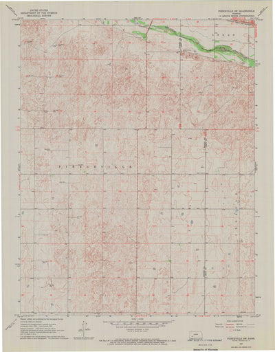 United States Geological Survey Pierceville SW, KS (1967, 24000-Scale) digital map